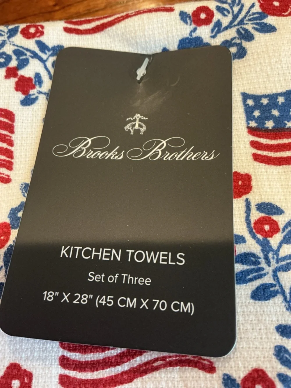 Brooks Brothers Patriotic Kitchen Towels - Set of 3
